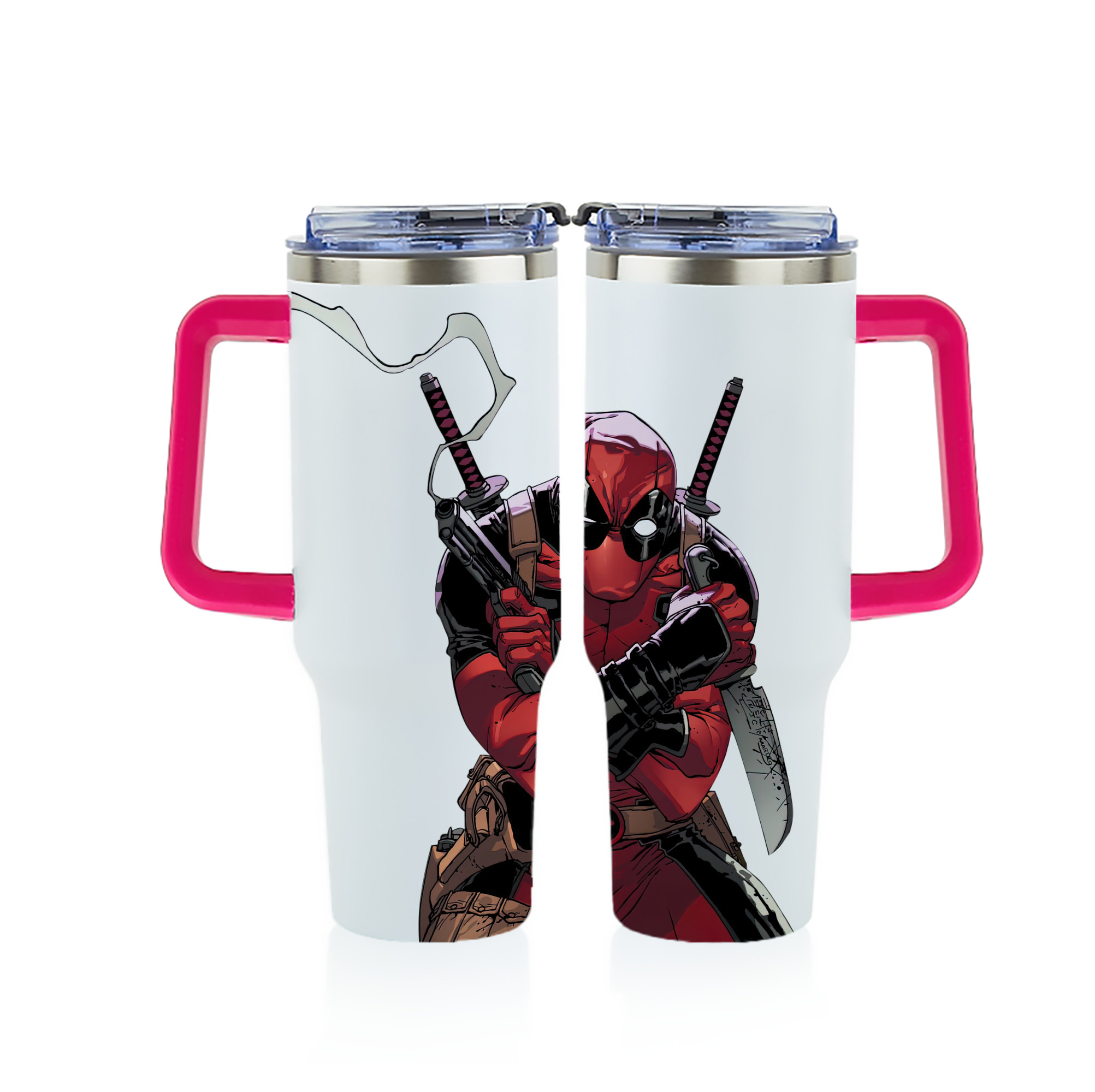 （画像用） Deadpool デッドプール 1200ｍLフルプリント車用タンブラー
